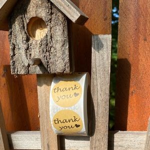 500 ROUND Thank You Stickers PRICE IS FIRM